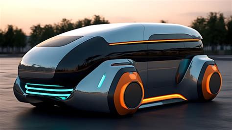 Futuristic Boxy Car