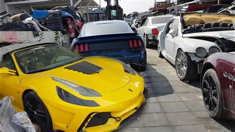 Abandoned Car Market Dubai Auction : Today We Explore The Cheapest Supercar Market In The World ...