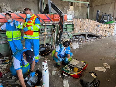 Muere el obrero que fue aplastado por una máquina el sábado en una