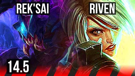 Rek Sai Vs Riven Top Winrate Legendary Na Grandmaster