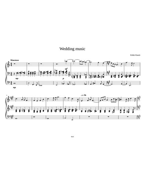 Wedding music - piano tutorial