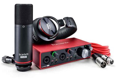 Scarlet I Focusrite Scarlett I Studio Rd Sound Card Usb Mic Hp