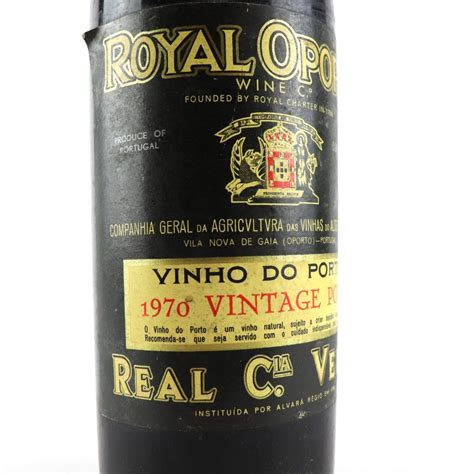 Royal Oporto 1970 Vintage Port Wine Auctioneer