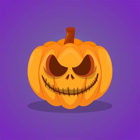 Nightmare Pumpkin Halloween 10140457 Vector Art At Vecteezy