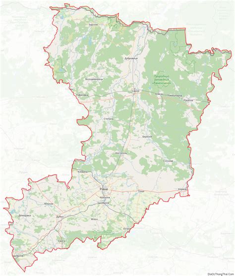 Map Of Rivne Ukraine
