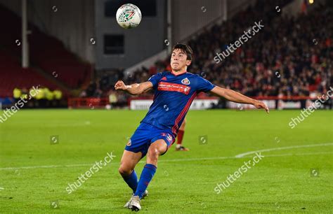 Luke Onien Sunderland Controls Ball Editorial Stock Photo Stock Image