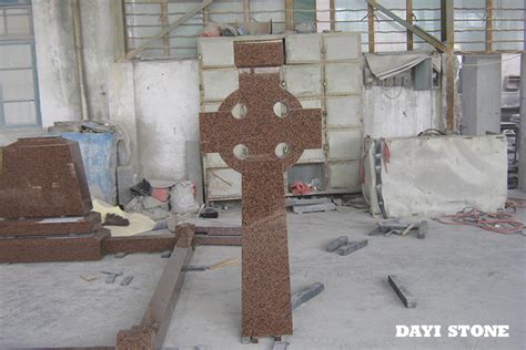 Balmoral Red Granite Gravestones Cross Xiamen Dayi Stone Co Ltd