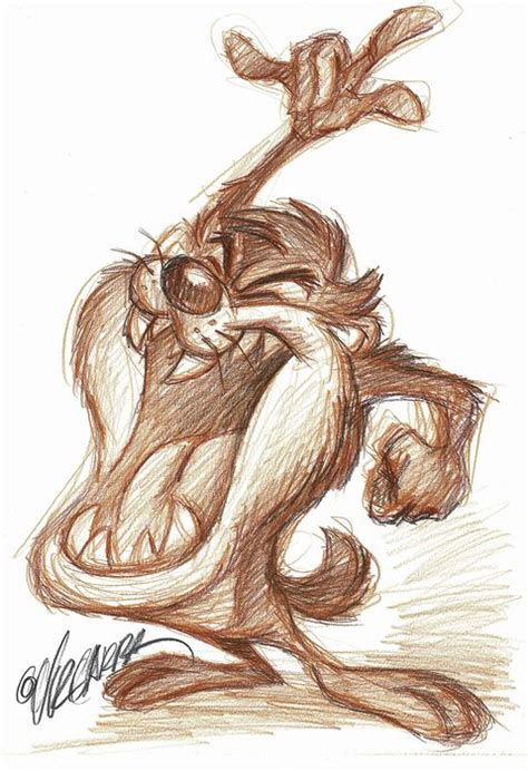 Tasmanian Devil Original Drawing Joan Vizcarra Catawiki