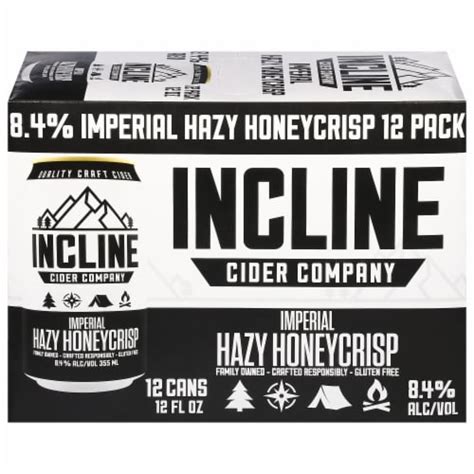 Incline Cider Company Imperial Hazy Honeycrisp Hard Cider Cans 12 Cans
