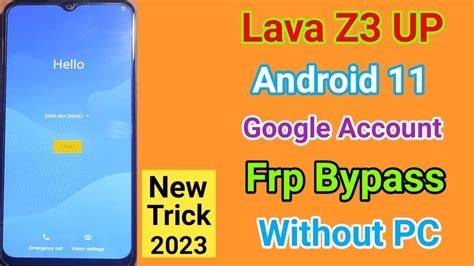 Lava Z3 Frp Bypass Without PC 2023 UP Government Lava Smartphone Frp