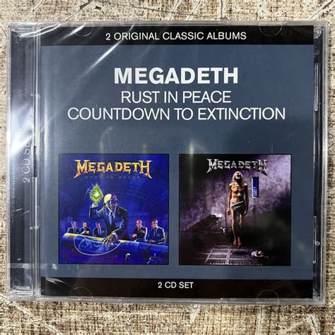 Cd Cd Megadeth Rust In Peace Countdown To Extinction