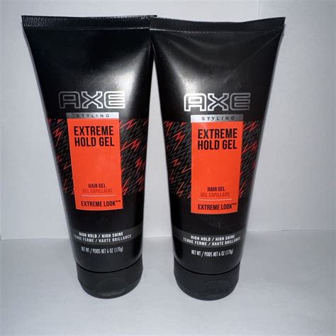 Axe Extreme Hold Gel Extreme Look Spiked Up High Hold Shine Oz