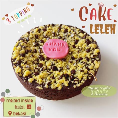 Jual Cake Coklat Leleh Lumer Cokelat Cake Brownies Panggang Fudge