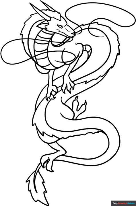 Haku From Spirited Away Coloring Page Easy Drawing Guides