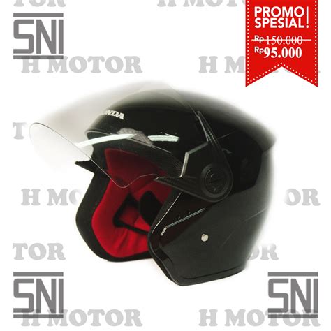 Jual Honda Ori Sni Half Face Helm Helmet Half Face New Trx Murah