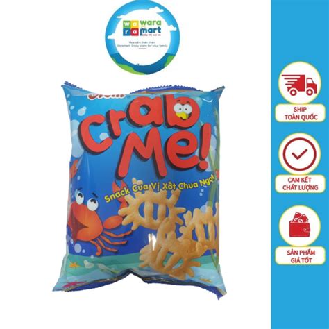 Bim Bim Oishi Snack Crab Me Sweet And Sour Crab Super Big Pack G