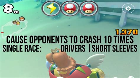 Mario Kart Winter Tour Cause Opponents To Crash Times Short