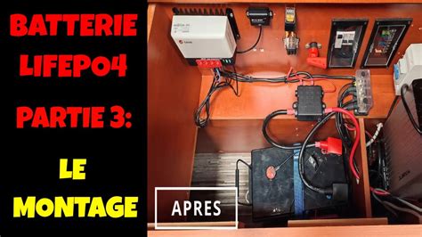 Batterie Lithium Fourgon Ou Camping Car Partie Le Montage Youtube