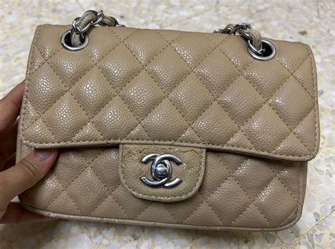 Chanel Classic Nude Small Women S Fashion Bags Wallets Shoulder Bags On Carousell