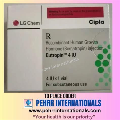 Eutropin Injection - Latest Price, Dealers & Retailers in India