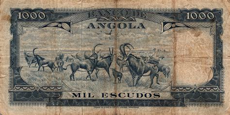 Angola Billet Colonie Portugaise De Escudos Americo Tom S