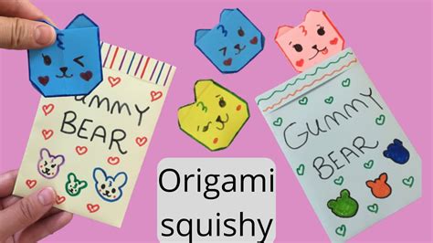 How To Make A Paper Origami Squishy Easy Origami Origami Squishy