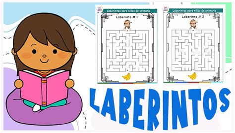 Laberintos para niños de primaria para imprimir