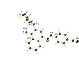 Figure S1. View of the molecular structure of the enol form of compound ...