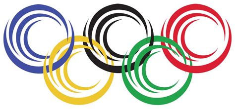 Olympic Rings Clip Art Black Line Clipart Best