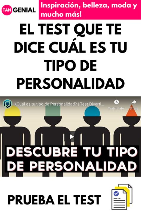 Pin En Tipos De Personalidad Test