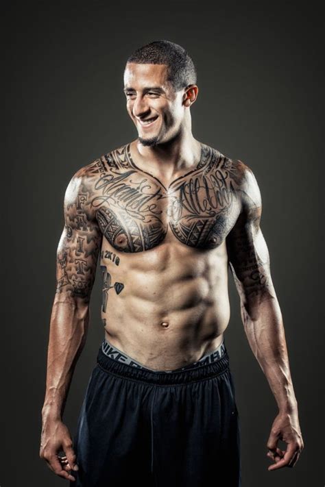 What Does Colin Kaepernick Chest Tattoo Say