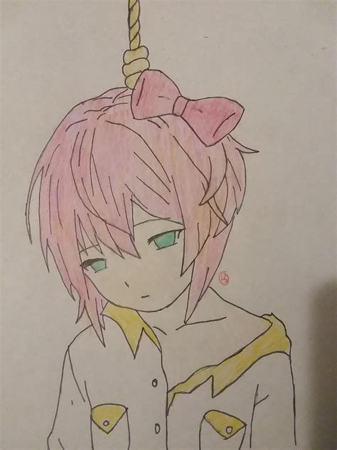 Sayori Death by vegetaloverforever on DeviantArt