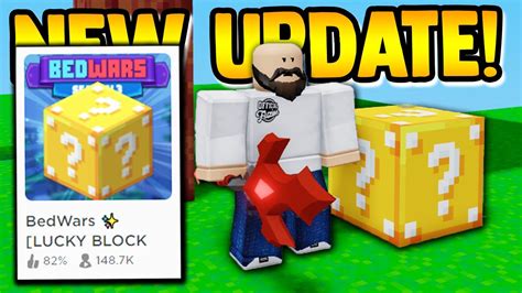 New Lucky Block V3 Update Roblox Bedwars Youtube