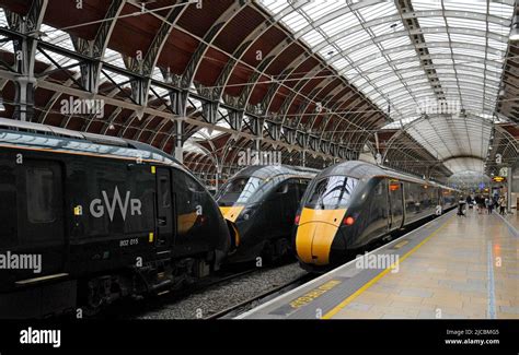 Great Western Railway Hitachi 800 Class Inter City High Speed Trains At Paddington Station