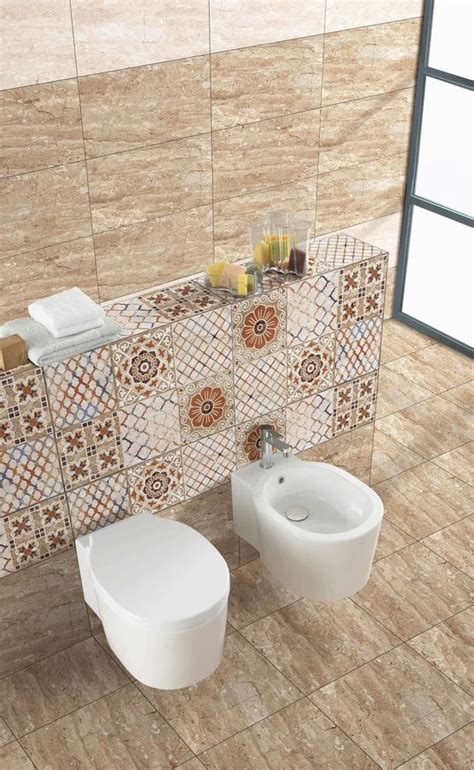 Glossy Orientbell Odg Travertine Brown Dk Wall Tile At Rs 58box In New Delhi