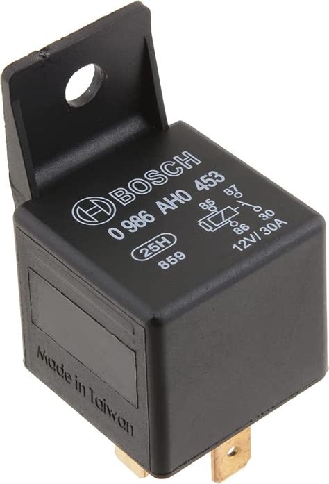 Amazon Fr Bosch 0986Ah0453 Mini Relais 12V 30A 4 Terminaux Ip5K4