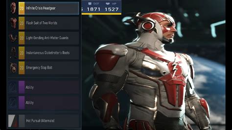 Injustice 2 Epic Gear Lvl 20 The Flash Full Loadout 2 Online