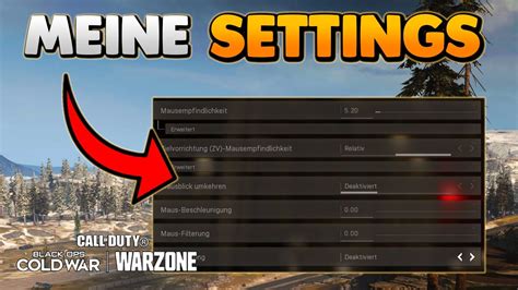 Cod Warzone Die Besten Warzone Einstellungen Meine Settings Youtube