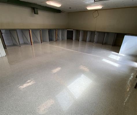 Epoxy Basement Floor Installation