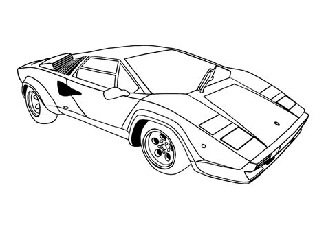 Cool Car Coloring Pages for Kids | 101 Coloring