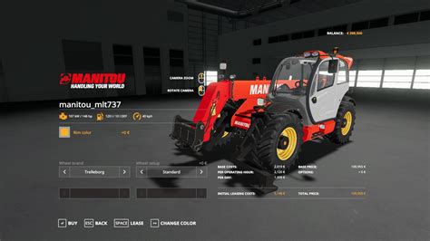 Manitou Mlt V Fs Farming Simulator Mod Ls