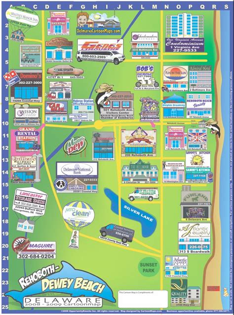 34 Rehoboth Beach Boardwalk Map - Maps Database Source