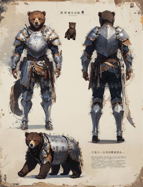 Bear In Armour By Rurimari5 On Deviantart