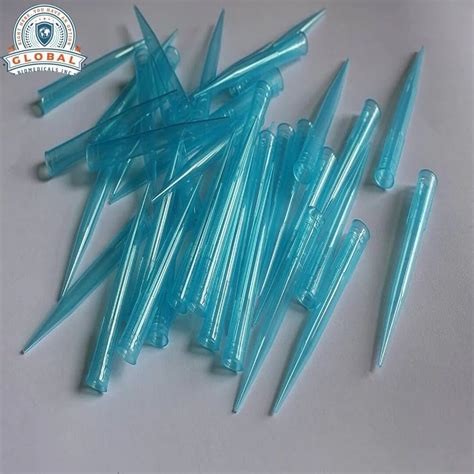 Plastic Blue Micropipette Tips For Chemical Laboratory Capacity 1000