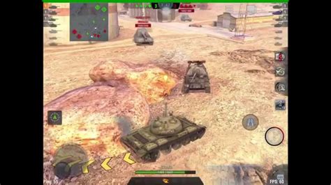 World Of Tanks Blitz T62A Gameplay 4 ITA Ace Tanker YouTube