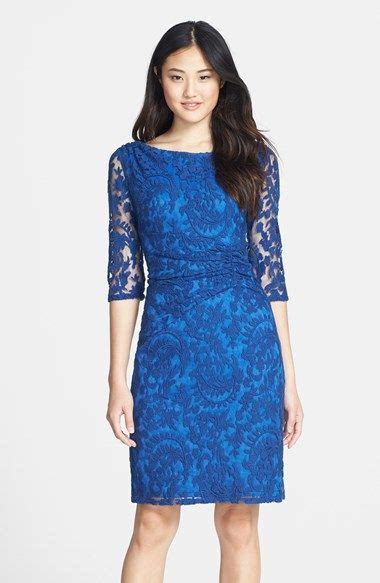 Adrianna Papell Ruched Lace Sheath Dress Nordstrom Sheath Dress