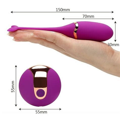 Vibrator Wearable Bullet Egg G Spot Massager Remote Control Adult Women