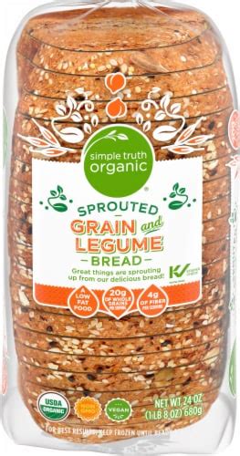 Simple Truth Organic Sprouted Grain And Legume Bread 24 Oz Dillons