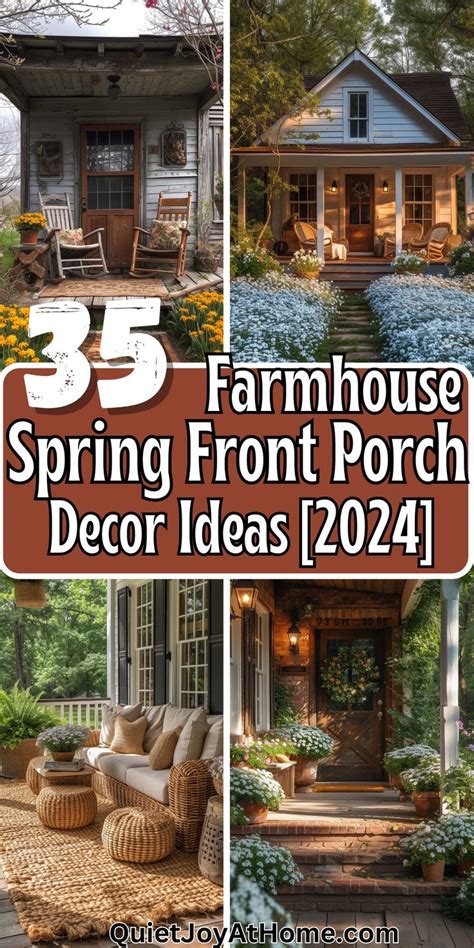 35 Farmhouse Porch Spring Decorating Ideas For 2024 In 2024 Spring