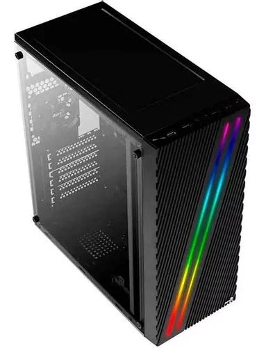 Gabinete Gamer Aerocool Streak Rgb Mid Tower Panel Acrílico en venta en